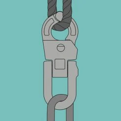 ASANO 18200 RELEASE SHACKLE STAINLESS