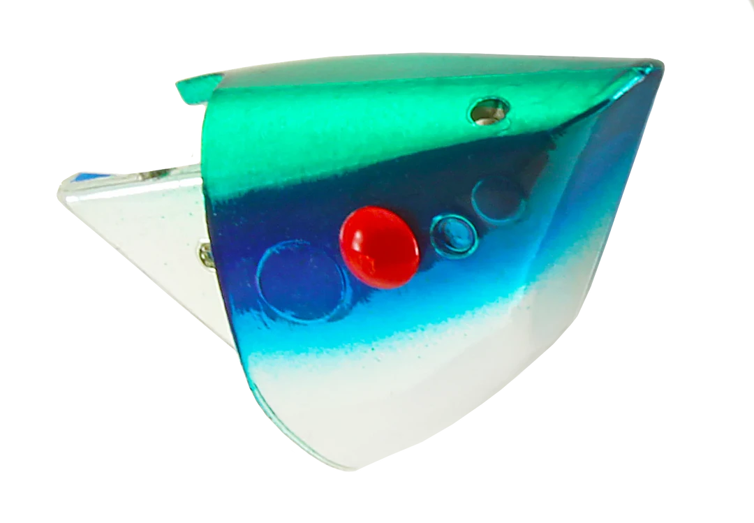 Pacific Net & Twine Ltd Rhys Davis Anchovy Special - Chrome Teaser Heads ( Each ) Salmon Trolling 4 Pacific Net & Twine Ltd Rhys Davis Anchovy Special - Chrome Teaser Heads ( Each ) Salmon Trolling