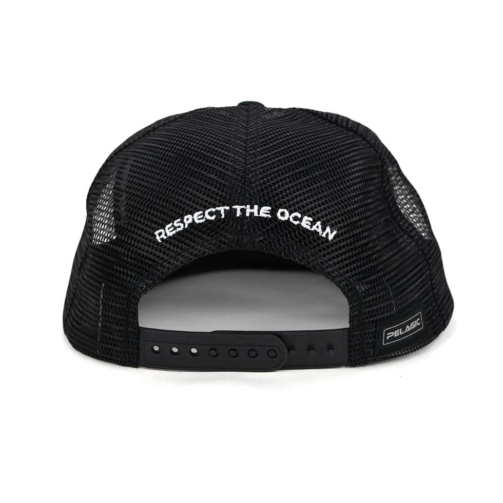 Pelagic Stick Figure Fishing Hat Black Clothing/Gloves 4 Pelagic Stick Figure Fishing Hat Black Clothing/Gloves