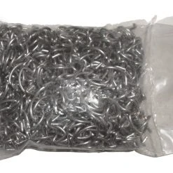 Pacific Net & Twine Ltd Stainless Steel Hog Rings (3/8" - 3/4") Trap Fishing