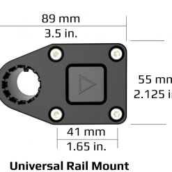Pacific Net & Twine Ltd Salmon Trolling Stealth Universal Rail Mount