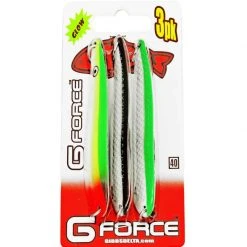 Gibbs Delta G Force Spoon Kits #2, #5, #10 - 3 Pack Salmon Trolling
