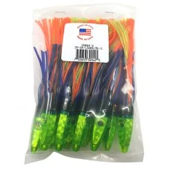 ZUKER'S Vinyl Series Tuna Lures 10/PKG Tuna/Blue Water