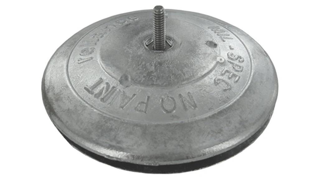 CANADA METAL Zinc Rudder Anodes MDR Marine Hardware 1 CANADA METAL Zinc Rudder Anodes MDR Marine Hardware