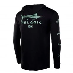Pelagic Aquatek Hoodie Gyotaku Clothing/Gloves