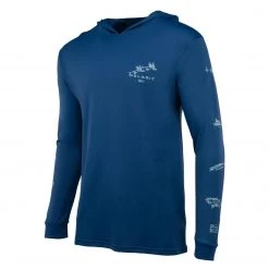 Pelagic Aquatek Hoodie Gyotaku Clothing/Gloves