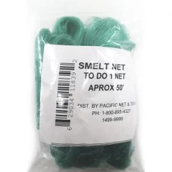 Pacific Net & Twine Ltd Smelt Web Green Monofilament .20mm X 1-3/16in X 60md (Approx 50') Netting