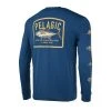 Clothing/Gloves Pelagic Aquatek Game Fish Long Sleeve T-shirt Navy